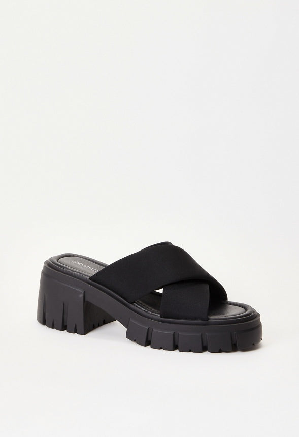 Sloane Lug Sole Sandal Black