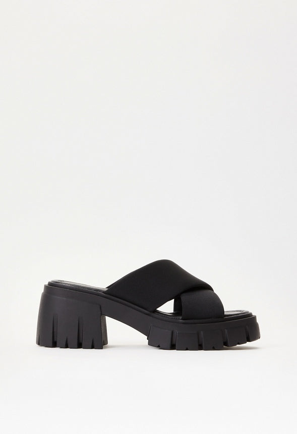 Sloane Lug Sole Sandal Black