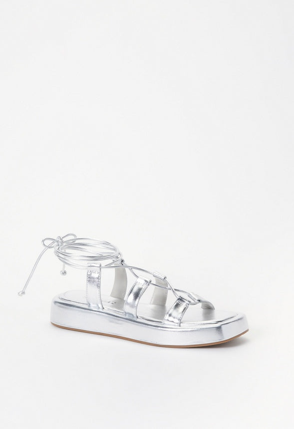 Cairo Gladiator Sandal Silver