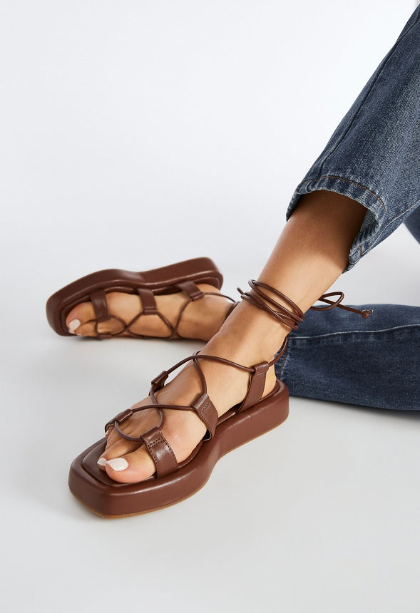 Cairo Gladiator Sandal Chocolate Lab