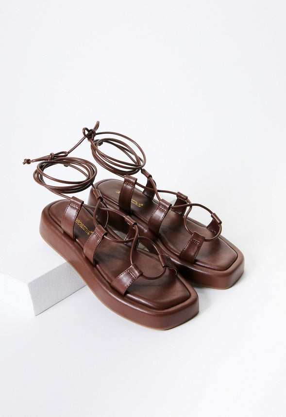 Cairo Gladiator Sandal Chocolate Lab
