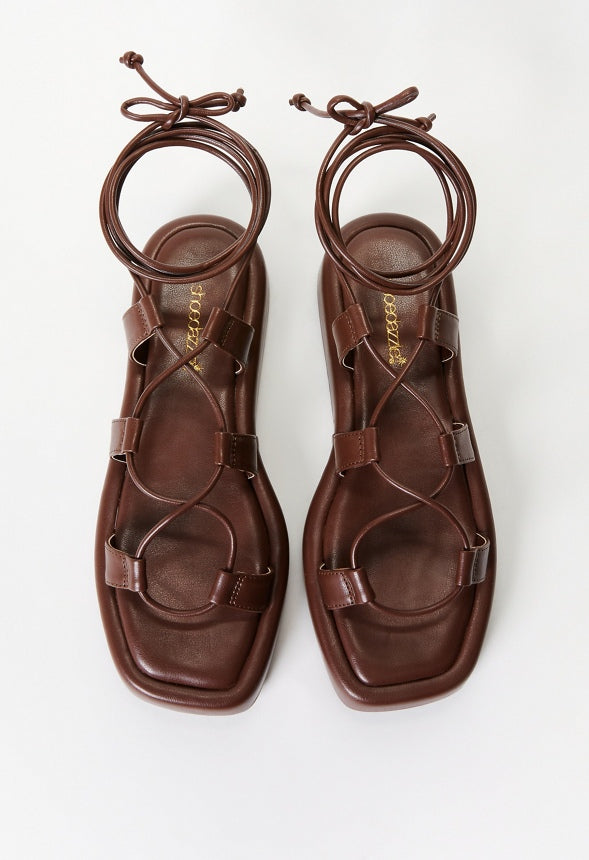 Cairo Gladiator Sandal Chocolate Lab