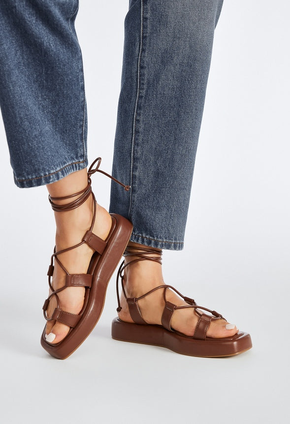 Cairo Gladiator Sandal Chocolate Lab