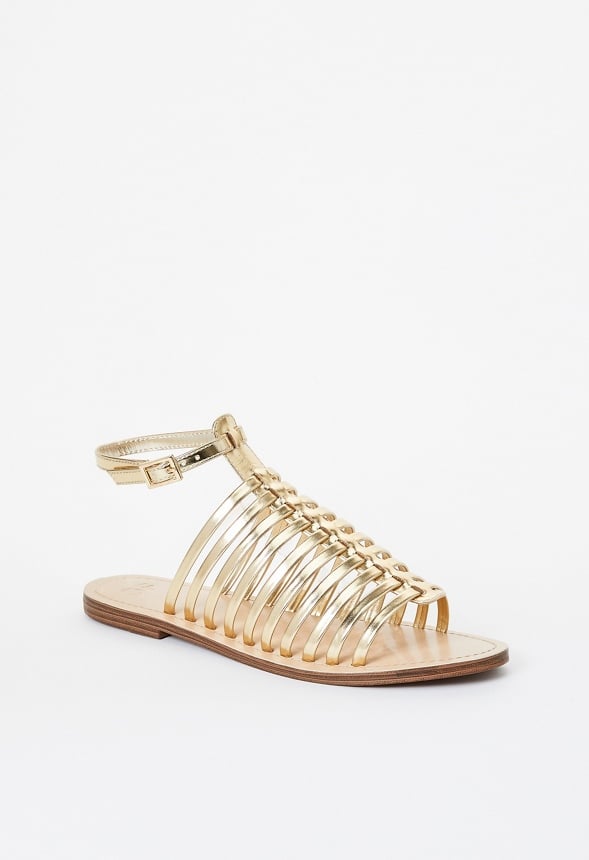 Nala Flat Sandal Gold