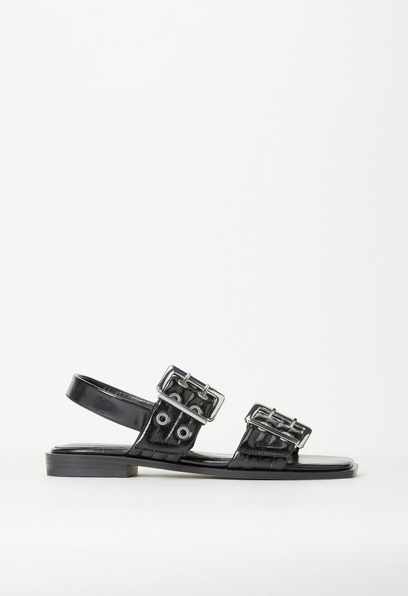 Kiki Flat Sandal Black