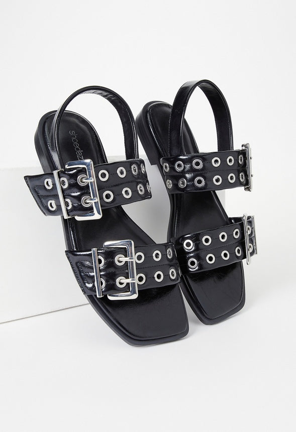 Kiki Flat Sandal Black