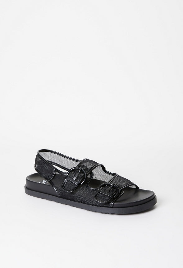 Sofie Flat Sandal Black