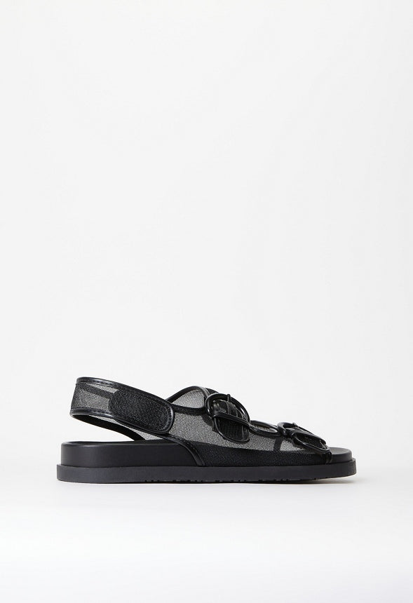 Sofie Flat Sandal Black