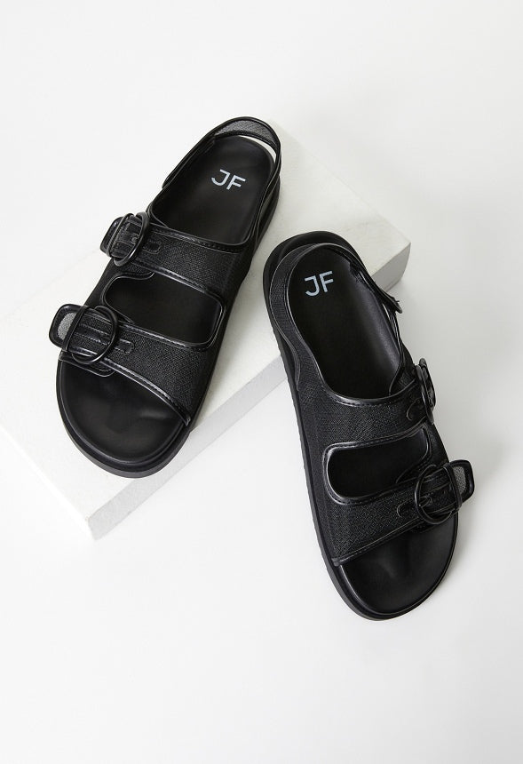 Sofie Flat Sandal Black