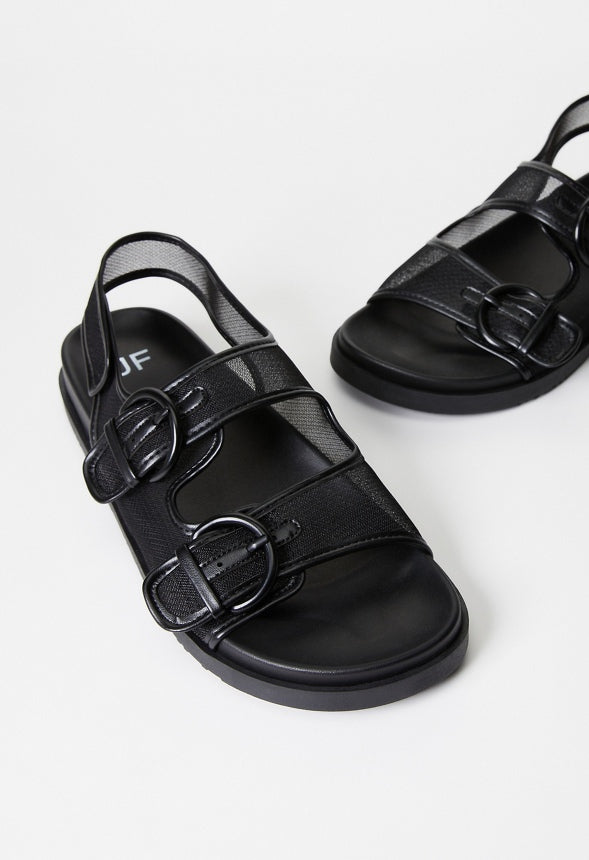 Sofie Flat Sandal Black