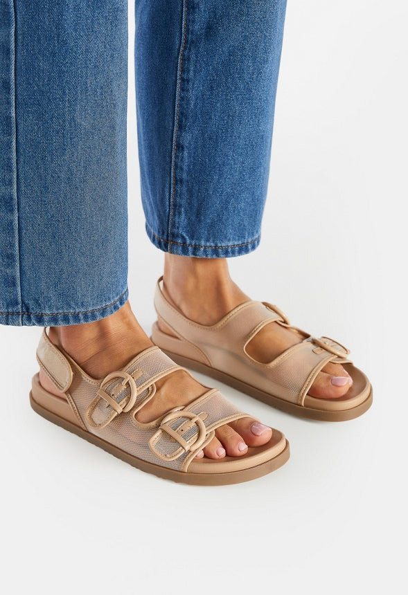 Sofie Flat Sandal New Nude