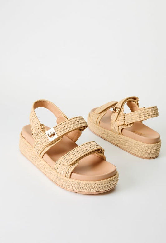 Clara Platform Sandal Natural