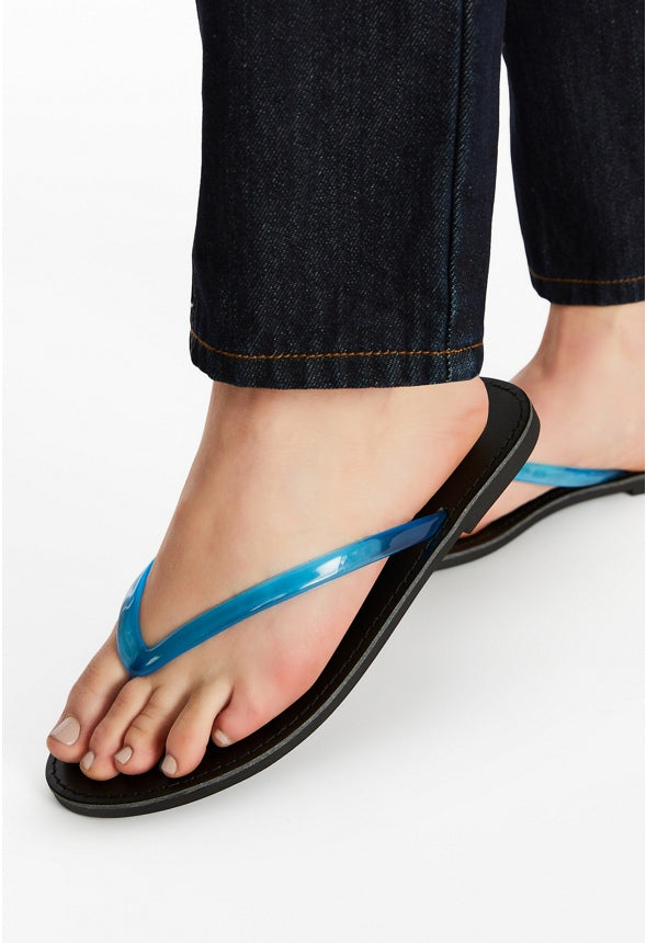 Kai Flat Thong Sandal Ethereal Blue