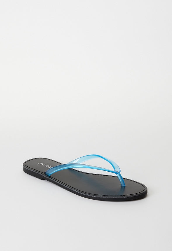 Kai Flat Thong Sandal Ethereal Blue