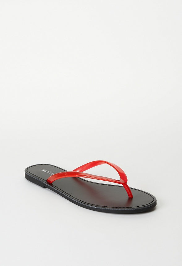 Kai Flat Thong Sandal Salsa Red
