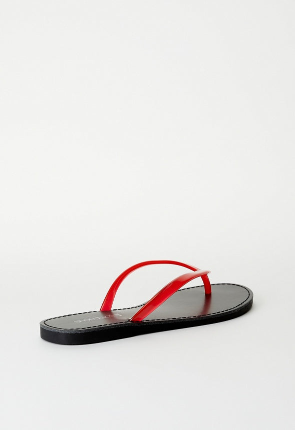 Kai Flat Thong Sandal Salsa Red