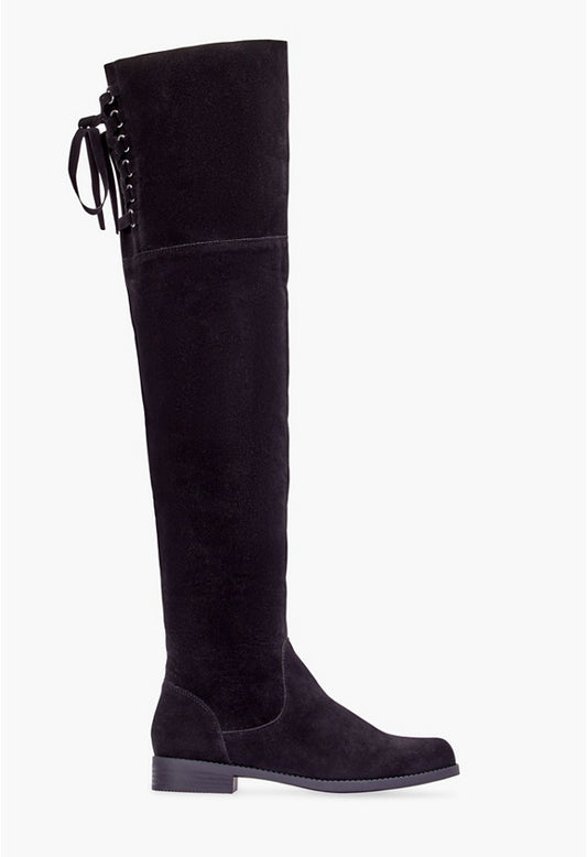 Ramona Over-The-Knee Flat Boot Black