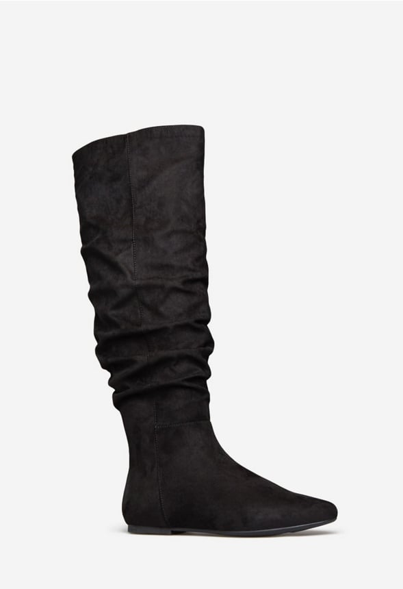 LARYA SLOUCHY FLAT BOOT Black