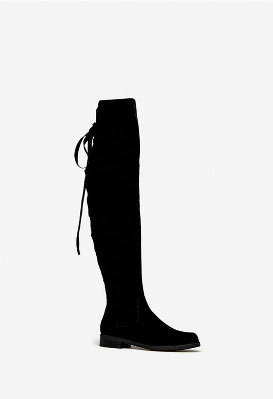 RAMONA HIGH FLAT BOOT Black