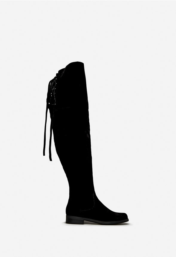 RAMONA HIGH FLAT BOOT Black