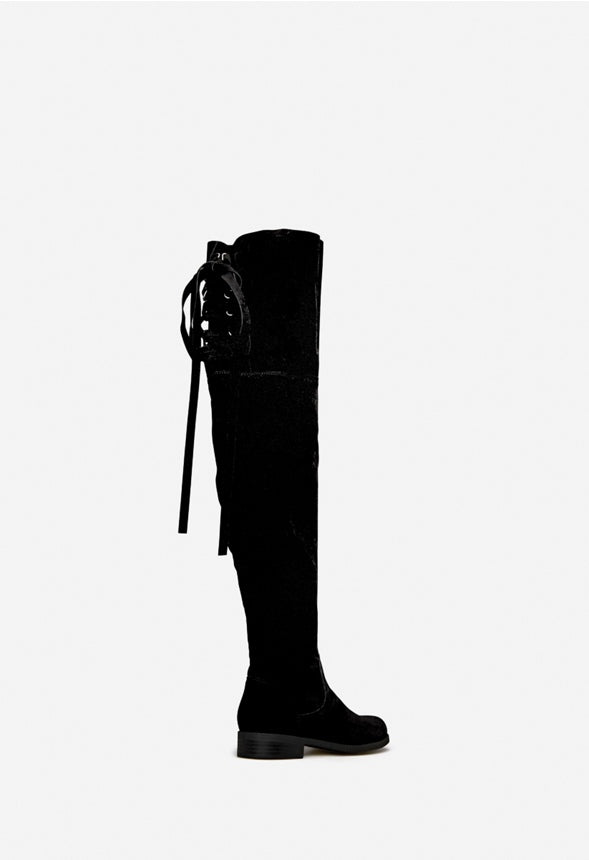 RAMONA HIGH FLAT BOOT Black