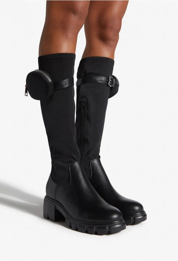 RAMERRA LUG SOLE BOOT Black Caviar