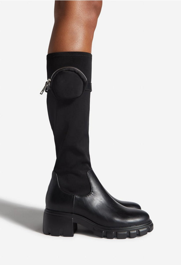 RAMERRA LUG SOLE BOOT Black Caviar