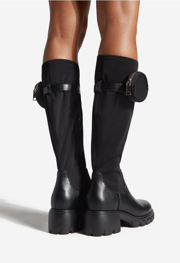 RAMERRA LUG SOLE BOOT Black Caviar