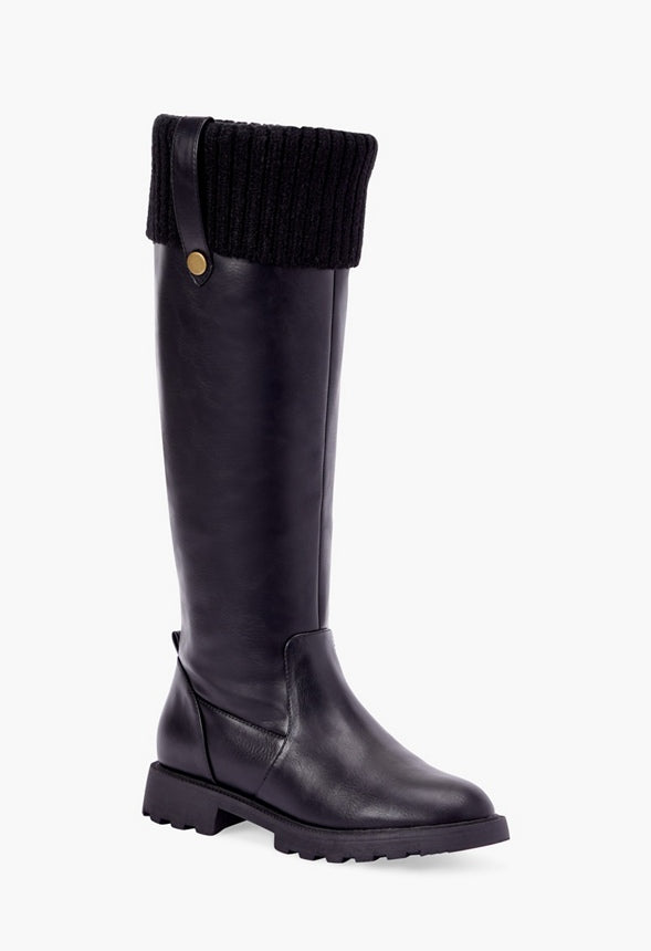 DEMI FOLD-OVER Black Caviar