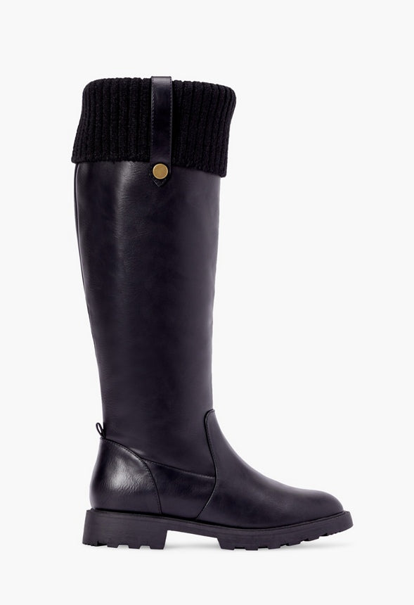 DEMI FOLD-OVER Black Caviar