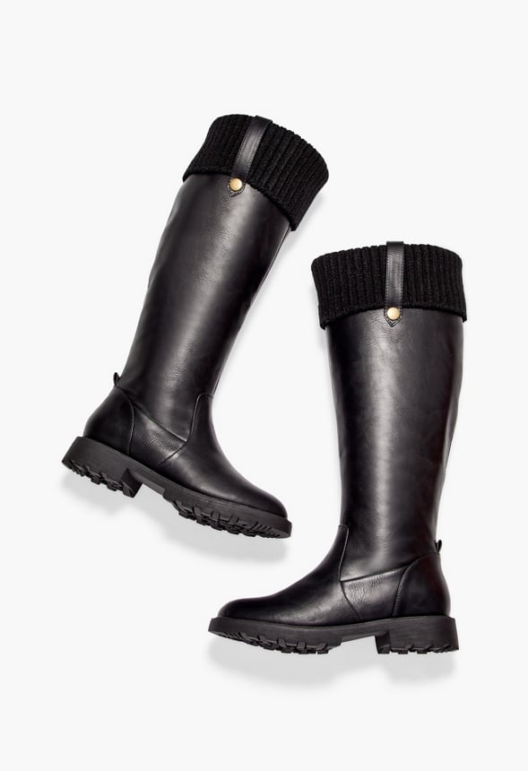 DEMI FOLD-OVER Black Caviar