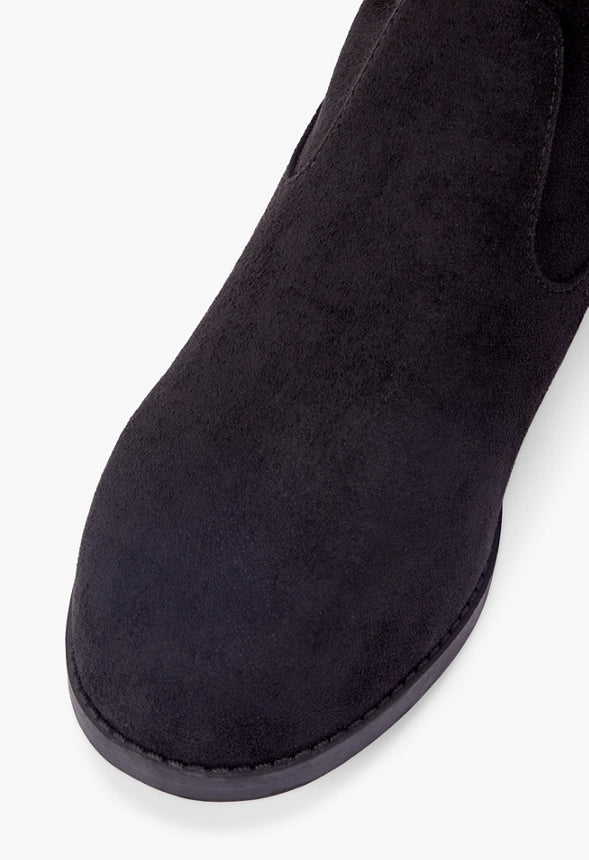 REENA FLAT BOOT Black