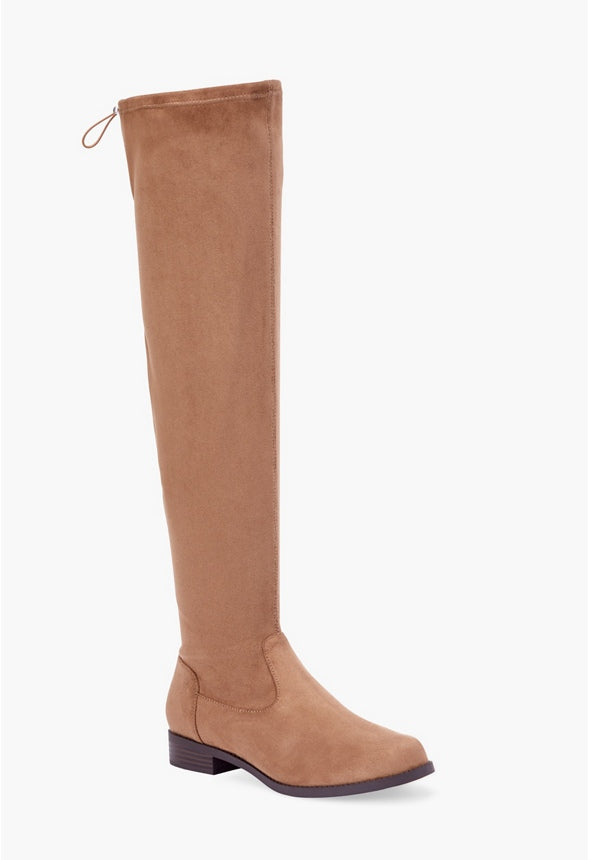 REENA HIGH FLAT BOOT Portabella