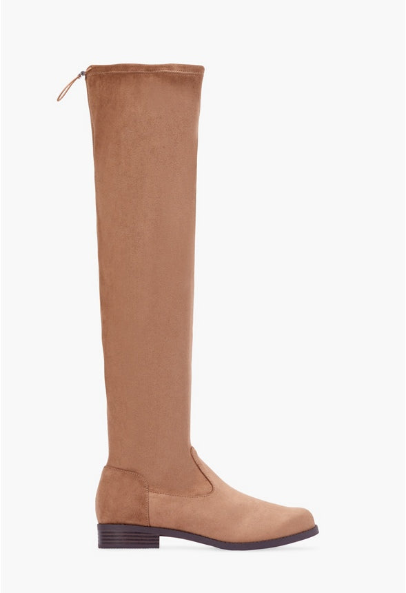 REENA HIGH FLAT BOOT Portabella