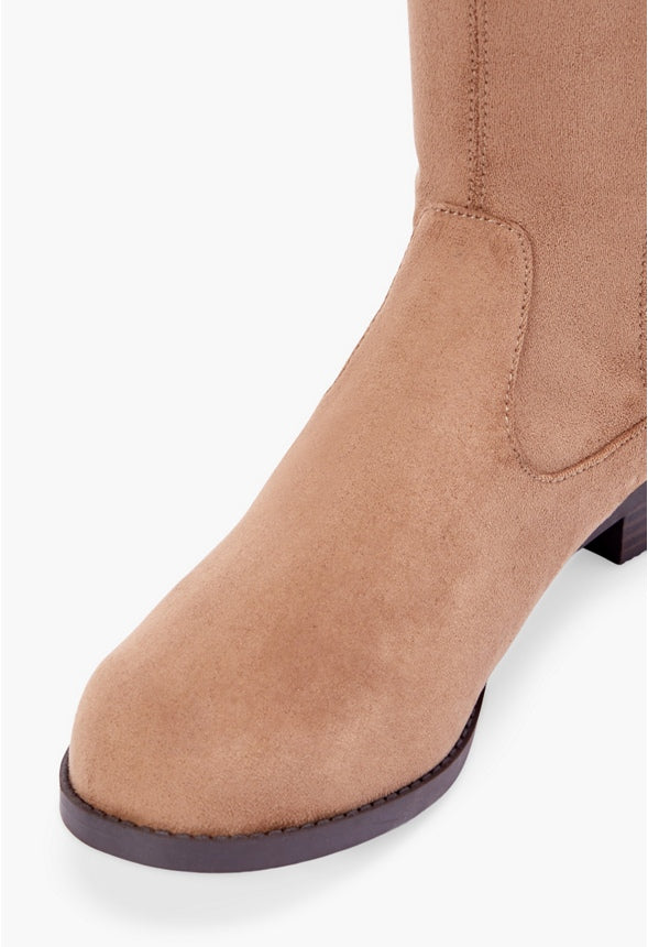 REENA HIGH FLAT BOOT Portabella