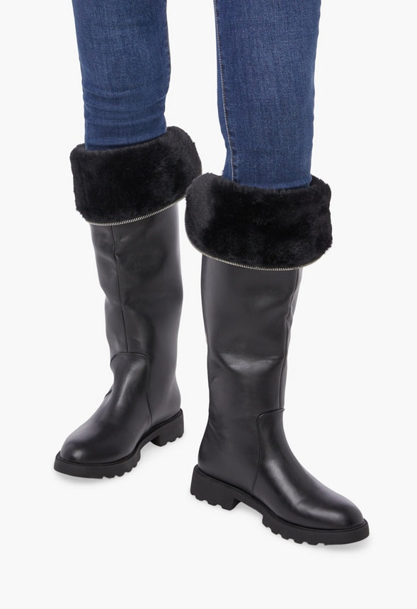 DEMI SHERPA LINED BOOT Black Caviar
