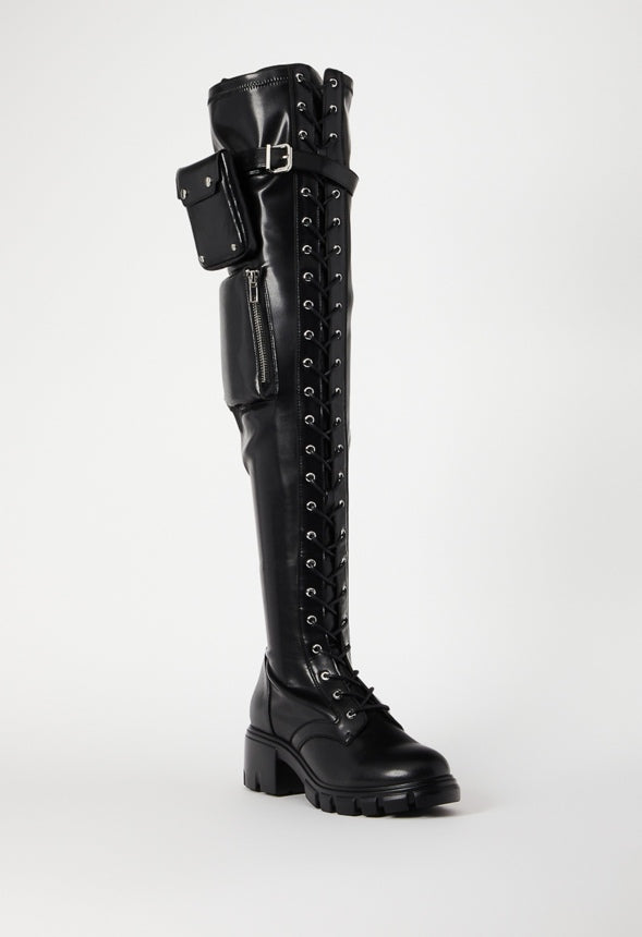 EMYR FLAT BOOT Black Caviar