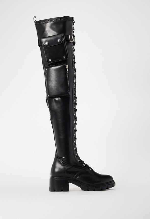 EMYR FLAT BOOT Black Caviar