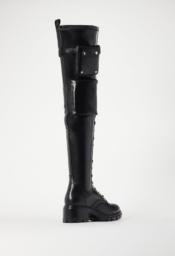 EMYR FLAT BOOT Black Caviar