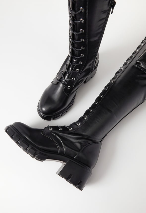 EMYR FLAT BOOT Black Caviar