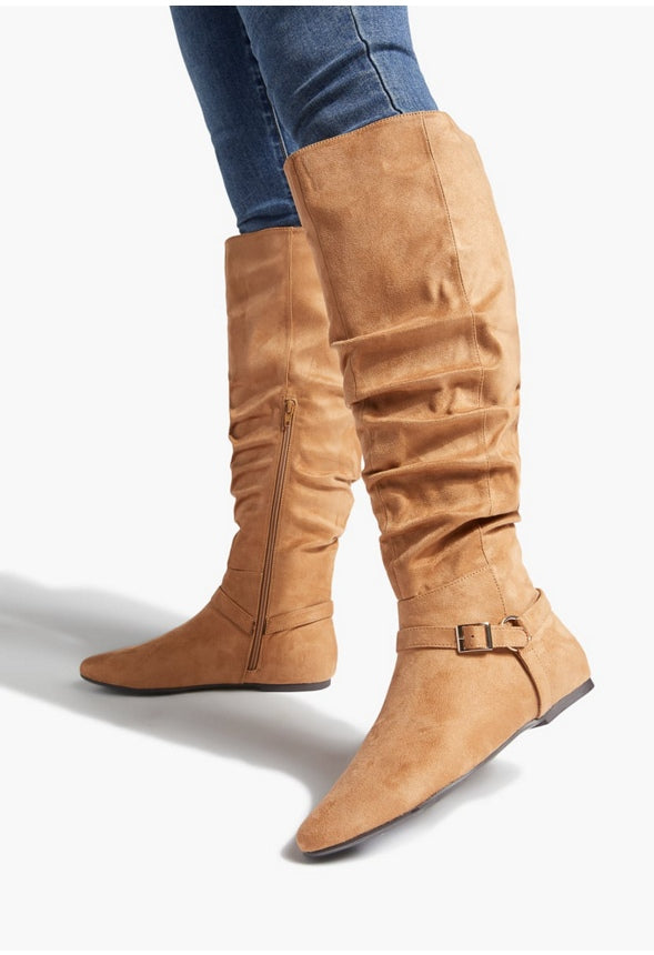 LARYA HARNESS FLAT BOOT Lt Tan