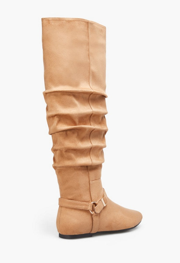 LARYA HARNESS FLAT BOOT Lt Tan