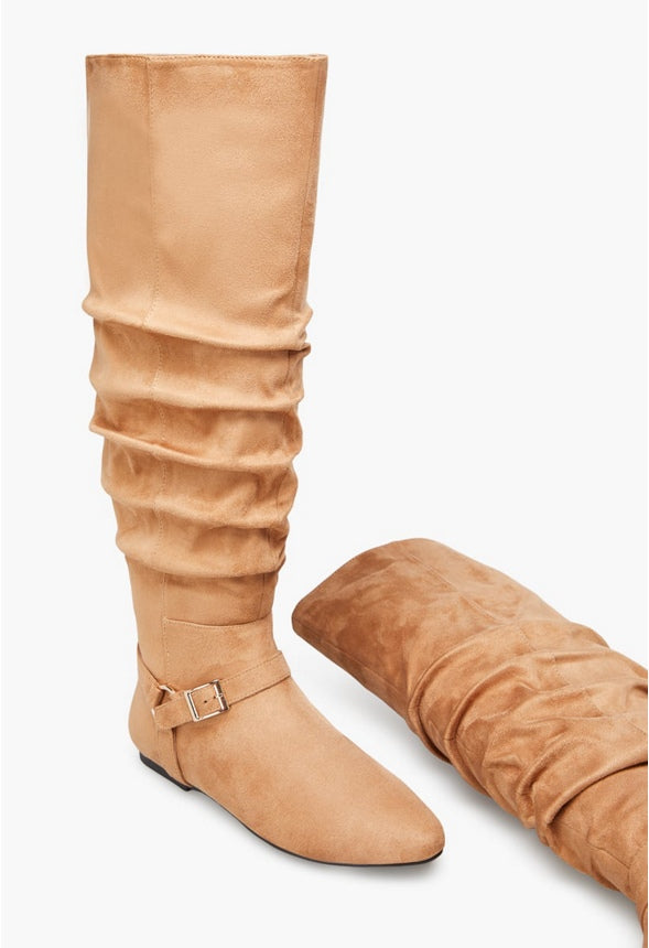 LARYA HARNESS FLAT BOOT Lt Tan