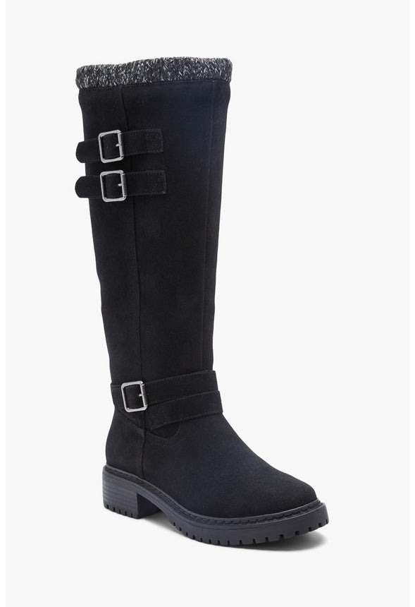 NOEL FLAT BOOT Black Caviar