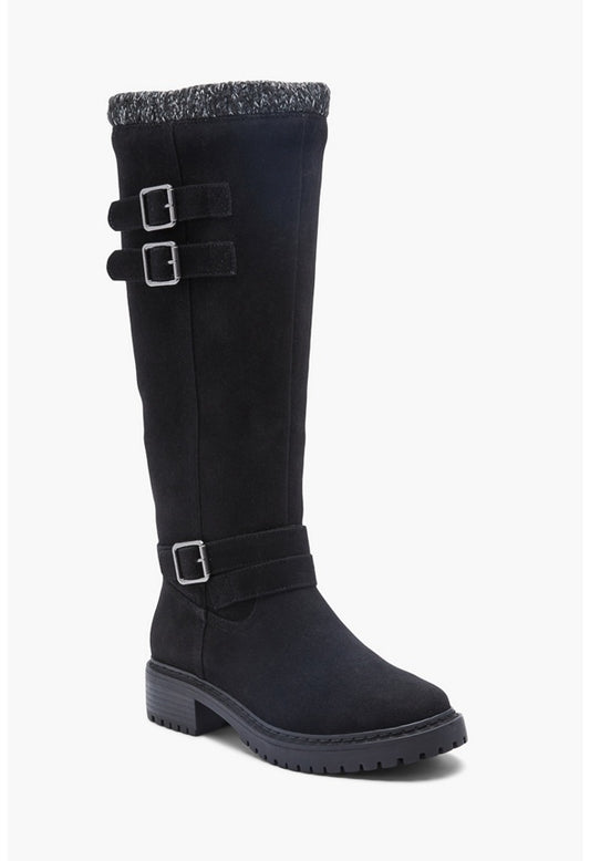 NOEL FLAT BOOT Black Caviar