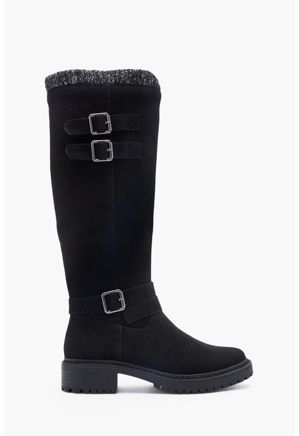 NOEL FLAT BOOT Black Caviar