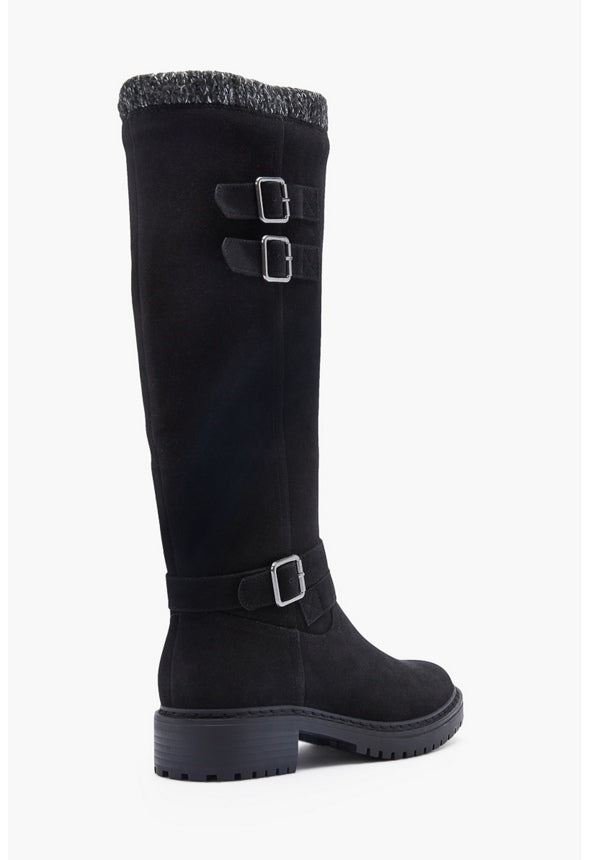 NOEL FLAT BOOT Black Caviar