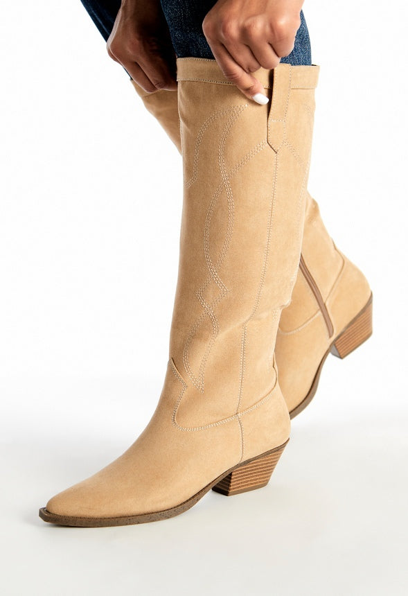 Tillie Western Boot Sand