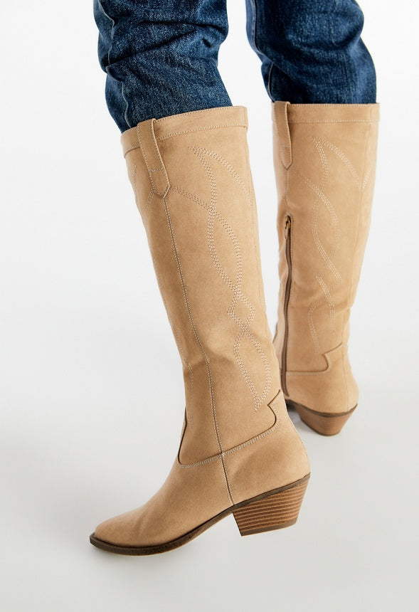 Tillie Western Boot Sand