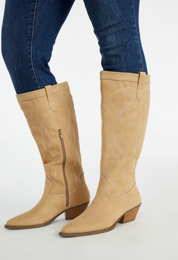 Tillie Western Boot Sand